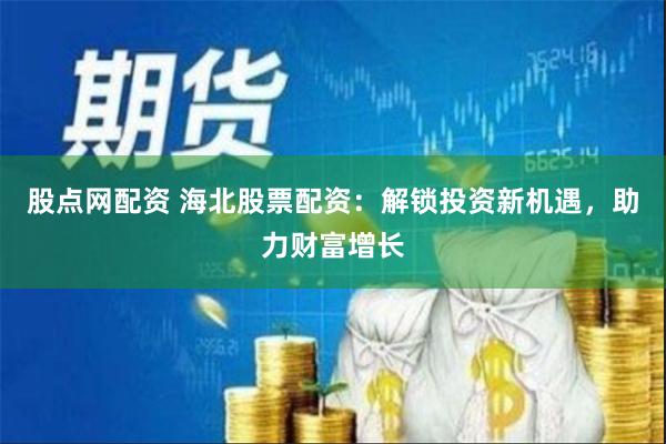 股点网配资 海北股票配资：解锁投资新机遇，助力财富增长
